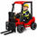 Kids 12v Red Battery Powered Ride-in Working Fork Lift Truck Toy