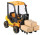 Kids Yellow 12v Luxury Spec' Ride-on Working Fork-Lift Truck 