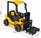 Kids Yellow 12v Luxury Spec' Ride-on Working Fork-Lift Truck 