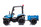 Kids Blue 24v High Spec Agri-Power Ride-on Tractor & Trailer