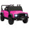 Pink Girls 12v Licensed Land Rover Defender Ride on Car & Remote