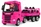 24v Girls Pink 4WD Licensed Scania Electric Sit-on Lorry & Trailer