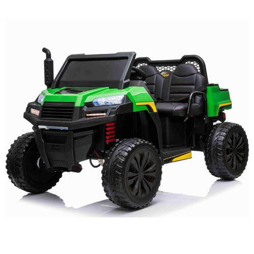 12v Ride on Kids Twin Seat 4X4 Utility Tractor With Tipping Back - Kids ...