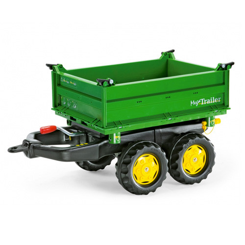 Kids John Deere Tipping Large Pedal Tractor Trailer Kids John Deere Tipping Large Pedal Tractor Trailer