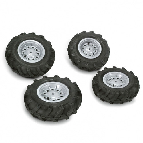 Silver Pneumatic Replacement Tyres For Pedal Tractor 308/335 Silver Pneumatic Replacement Tyres For Pedal Tractor 308/335