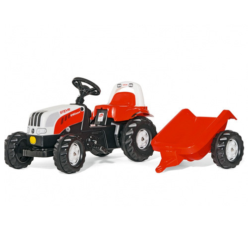 Official Steyr Kids Pedal Tractor & Trailer Set Official Steyr Kids Pedal Tractor & Trailer Set