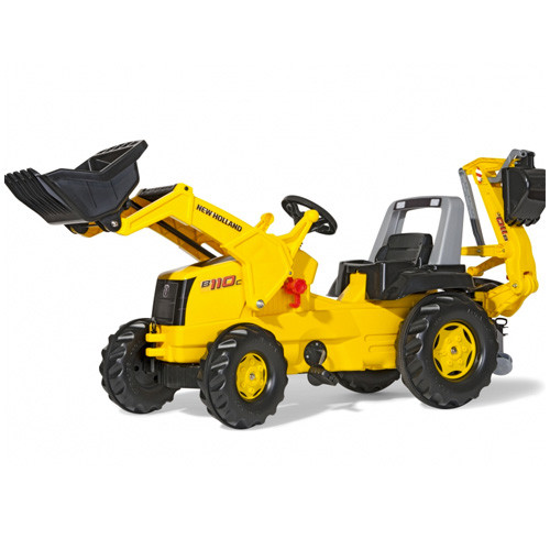 New Holland Kids Construction Pedal Tractor with Scoops New Holland Kids Construction Pedal Tractor with Scoops