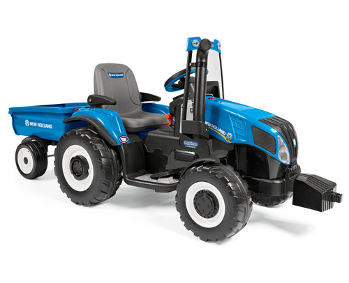 Peg Perego 12v NEW HOLLAND T8 Sit on  Battery Powered Tractor & Trailer 