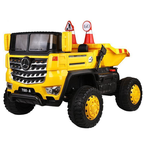 24v 2 Seat Kids Rideon Dump Truck with Tipper & Remote Kids Tractors UK