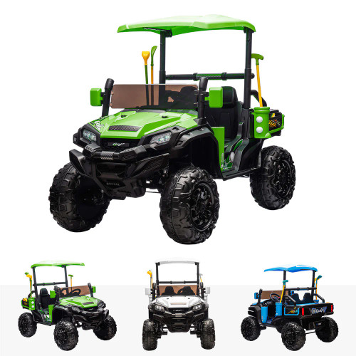 Kids 24v 4WD Battery Powered 2 Seat Ride on Golfing Kart 