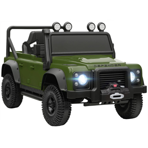 12v Official Children's Green Ride on Land Rover Defender