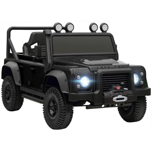 12v Kids All Black Official Ride on Land Rover Defender 12v Kids All Black Official Ride on Land Rover Defender