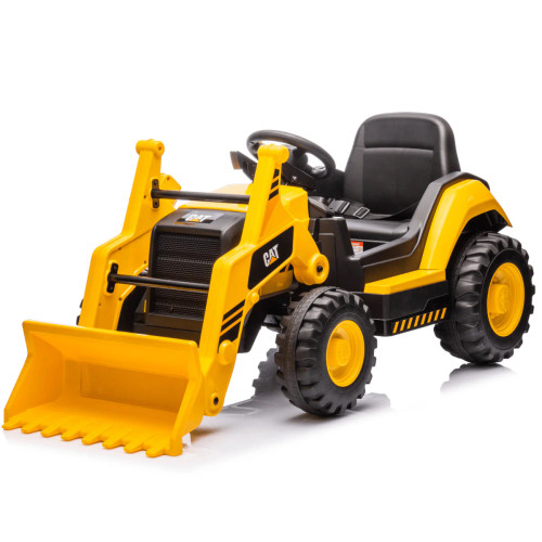 Kids Official CAT 12v Ride On Digger Front Scoop & Remote