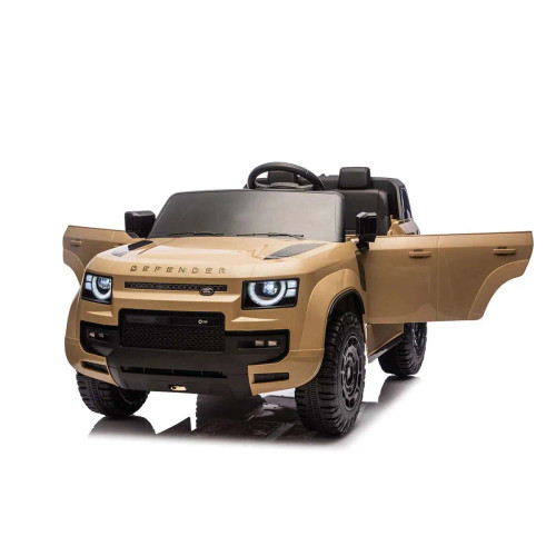 24v Official Kids Elite Spec Khaki Ride on Land Rover Defender