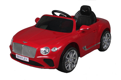 12V Red Official Baby Bentley GT Ride in Car with Remote Kids