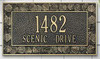 Whitehall Aspen Leaf Frame Address Plaque