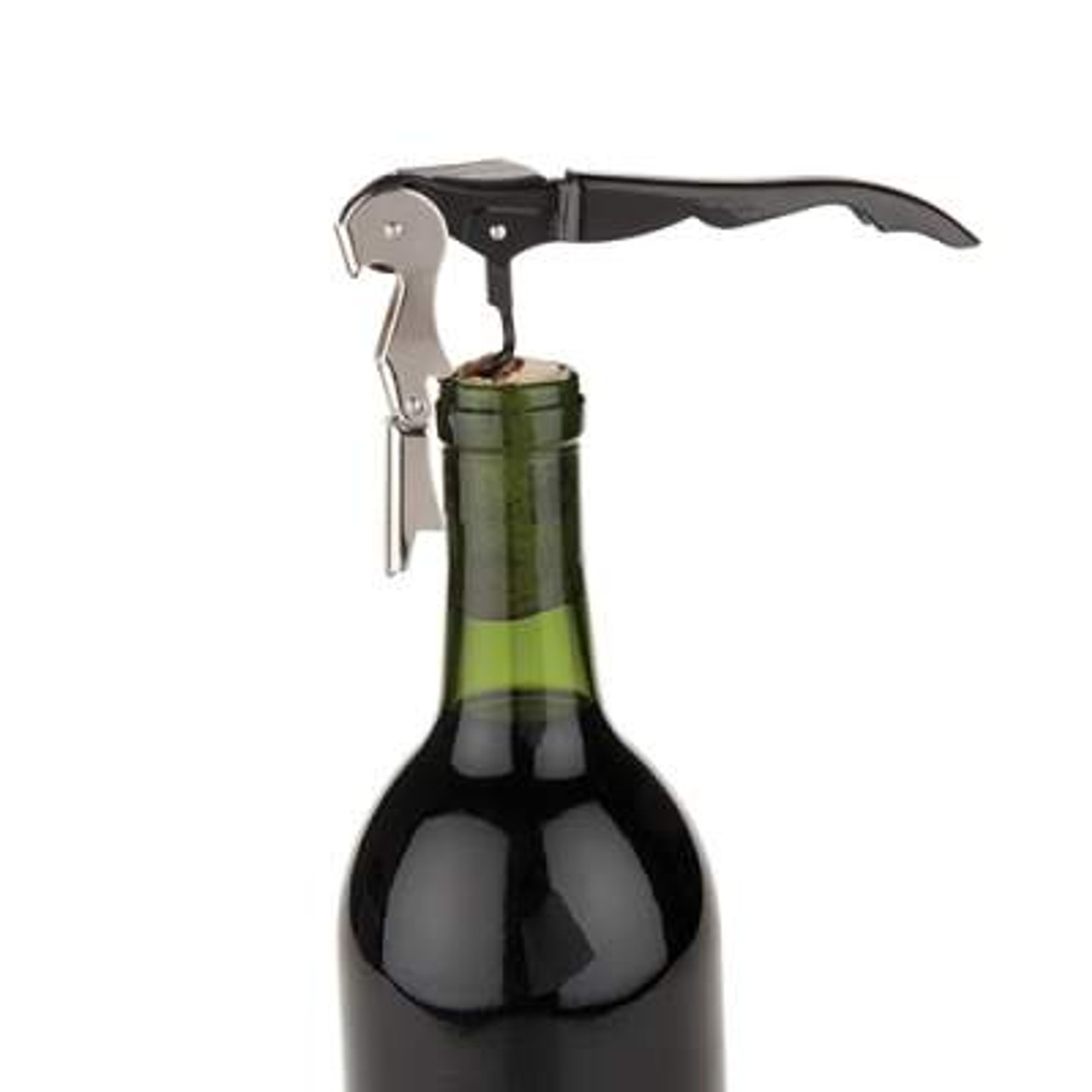 Pulltap's Double Hinged Waiters Corkscrew with Custom Imprint