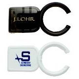 Vino Wine Glass Plate Clip with Custom Imprint