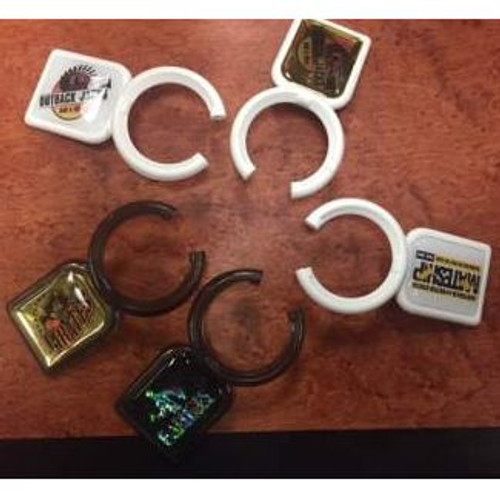Vino Wine Glass Plate Clip with Full Color Imprint Vino Wine Glass Plate Clip with Full Color Imprint