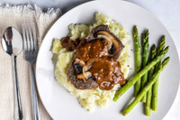 'Chaps' Round Steak cooked