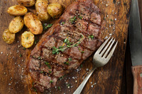 LIMITED RESERVE - Top Sirloin Steak (Grass fed) cooked
