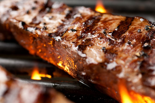 New York Strip Steak (Grass fed) Cooked