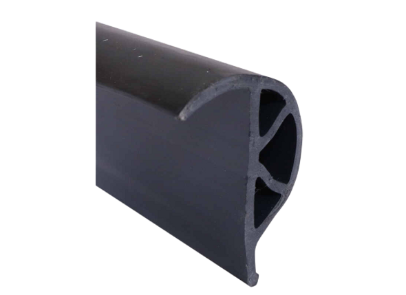 Jif Marine Vinyl Edging, Black Semicircle (Ifi)