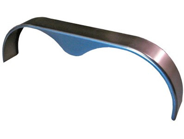 Redneck Trailer Supplies Fender, Tandem Axle Teardrop, 9" Wide X 72" Long, 20.5" Tall, 1" Radius, 16Ga, W/Fenderback (357080)
