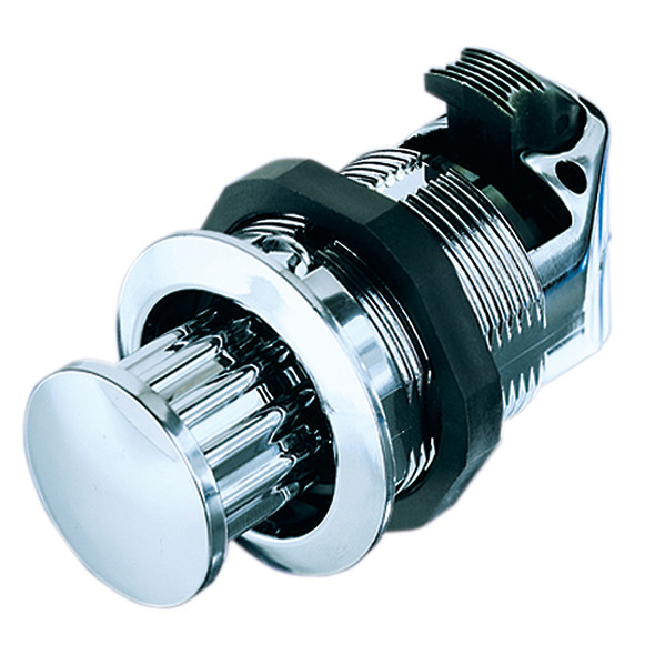 Southco Pop-Out Knob Latch Plastic Chrome Plated Fixed Grip Threaded Body .05-.75 M1-2A-13-1