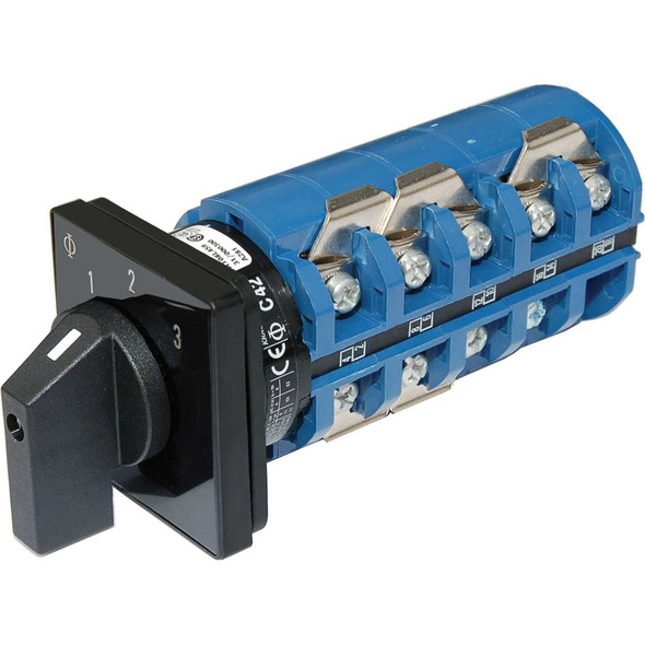 Blue Sea 9077 Switch, AC 240VAC 63A OFF +3 Positions 9077