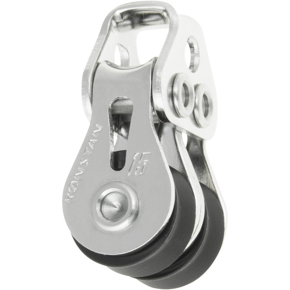 Ronstan Series 15 Ball Bearing Utility Block - Double, Loop Head RF15202