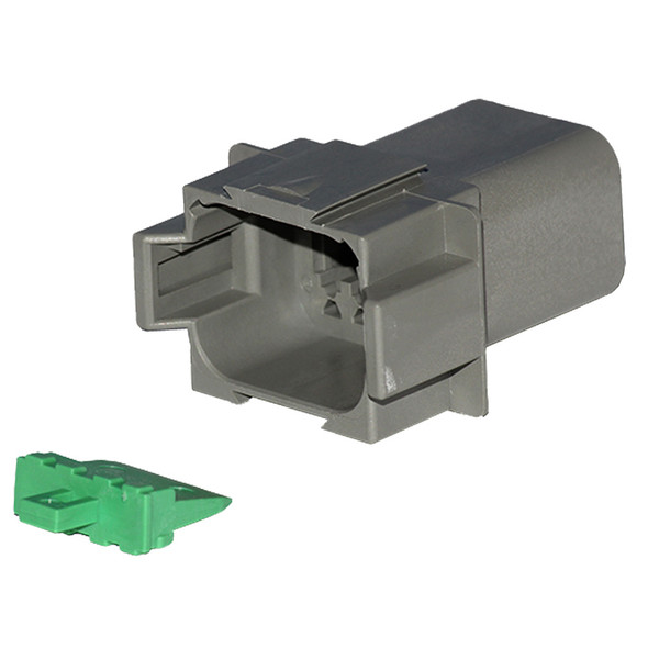 Pacer Deutsch DT Receptacle &amp; Wedge Lock Kit - 8 Position - 5 Pack TDT04-8P-5
