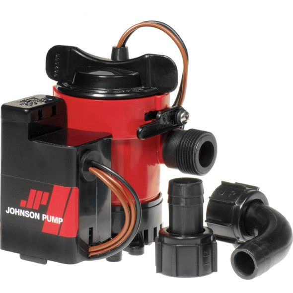 Johnson Pump Cartridge Combo 1000GPH Auto Bilge Pump w/Switch - 12V 05903-00