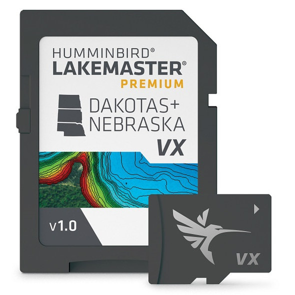 Humminbird Lakemaster VX Premium Dakotas and Nebraska microSD 602001-1