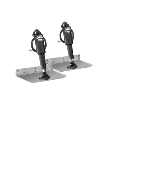 Lenco 9"x12" Standard Mount Trim tab Kit 12v LED Integrated Switch 15108-103