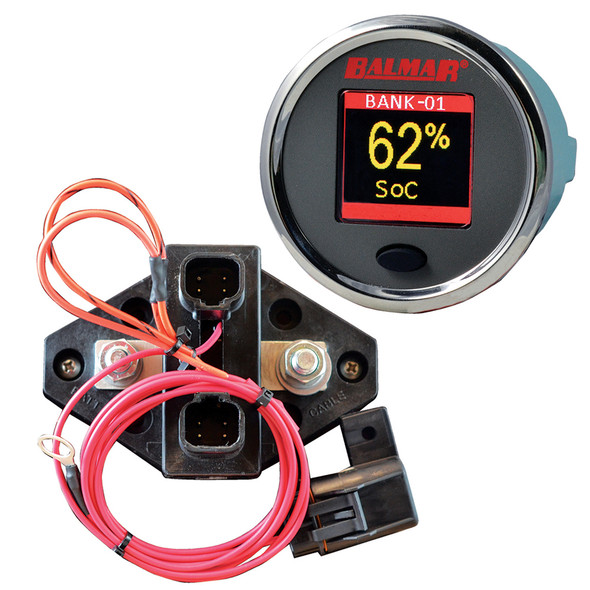 Balmar SG200 Battery Monitor Kit w/Display Shunt & 10M Cable - 12-48 VDC SG200 Balmar SG200 Battery Monitor Kit w/Display Shunt & 10M Cable - 12-48 VDC SG200