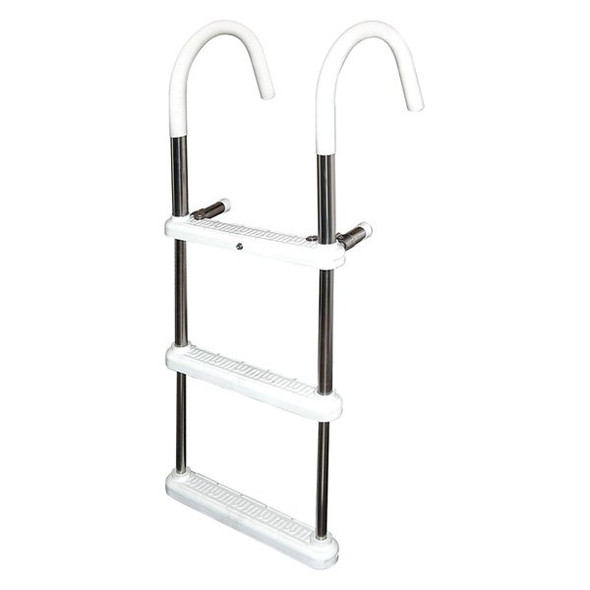 Jif Marine 4-Step Andz Aluminum Gunwale 11" Hook Ladder (Dmt4A-11)