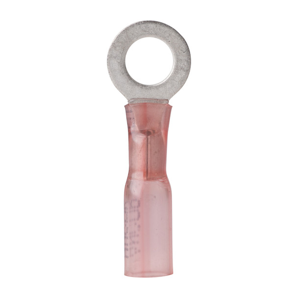 Ancor 22-18 1/4 Ring Terminal Heat Shrink Red 25 Pack 310425