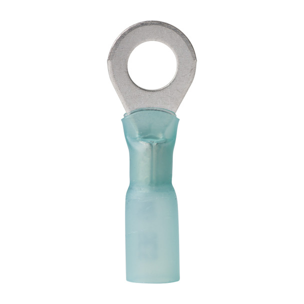 Ancor 16-14 1/4 Ring Terminal Heat Shrink Blue 25 Pack 311425