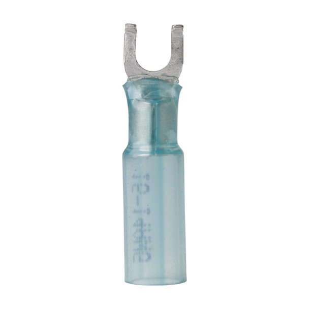 Ancor 16-14 #8 Spade Heat Shrink Blue 100 Pack 314299