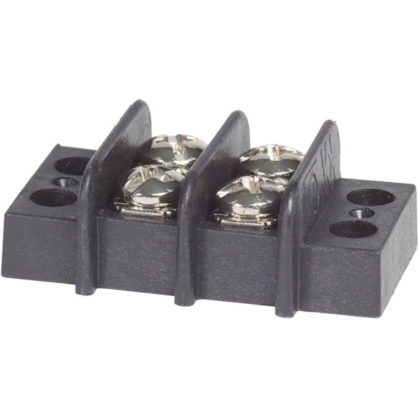 Blue Sea 2402 Terminal Black 20AMP - 2 Circuit 2402