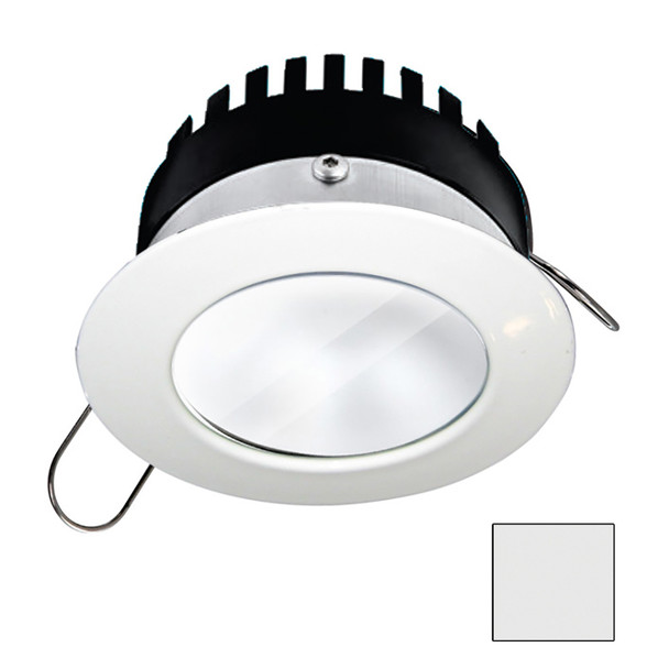 i2Systems Apeiron PRO A506 - 6W Spring Mount Light - Round - Cool White - White Finish A506-31AAG