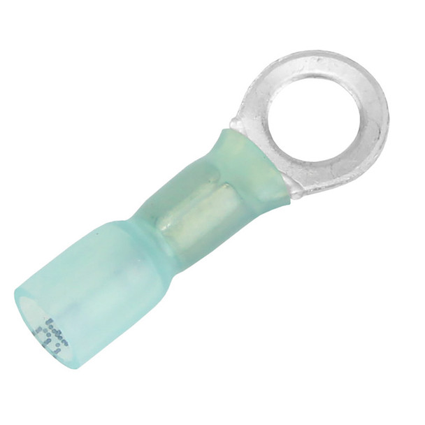 Pacer 16-14 AWG Heat Shrink Ring Terminal - 1/4" Stud Size - 25 Pack TE14-14R-25