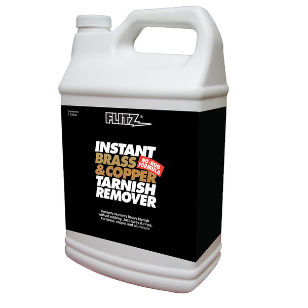 Flitz Instant Brass & Copper Tarnish Remover - 1 Gallon BC 01810