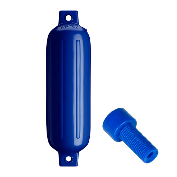 Polyform G-3 Twin Eye Fender 5.5" x 19" - Cobalt Blue w/Adapter G-3-COBALT BLUE