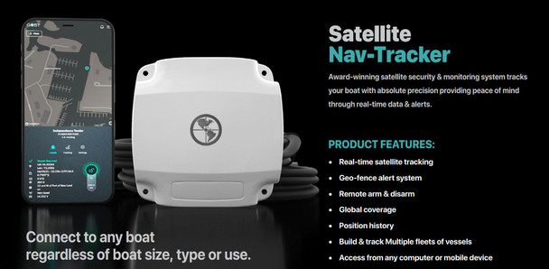 GOST Nav-Tracker 1.0 IDP SAT/GPS Tracking Device With 30' Cable GNT-1.0-30-Ins-IDP