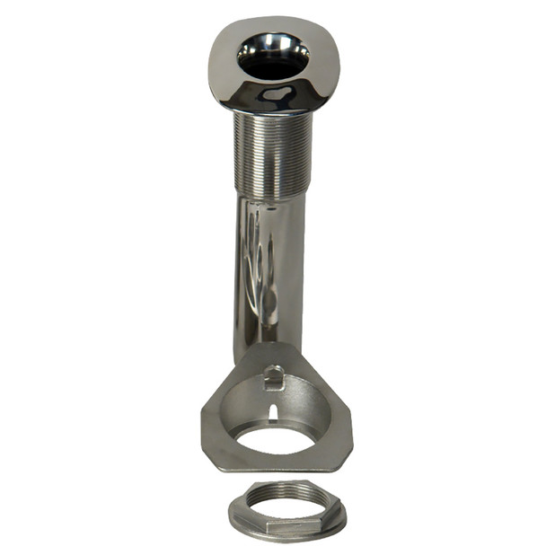 C.E. Smith 70 Series Screwless Flush Mount Rod Holder - 15 Degree - Stainless Steel - Cast Bottom - Black Liner - Boxed 53677C
