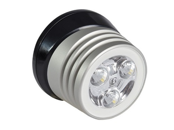 Lumitec Zephyr Deck Light White LED Speader Light Black Base 101326