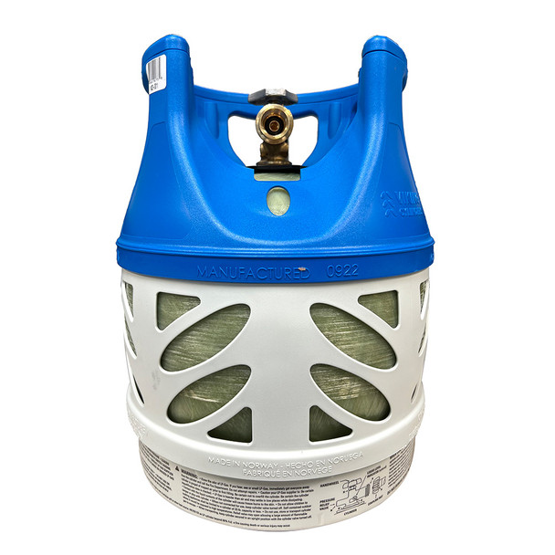Viking Cylinders 11lb Vertical Fiberglass Composite LPG Cylinder w/Type 1 Valve - OPD, DOT, TC Approved 1420-0011