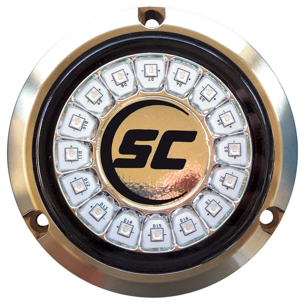 Shadow Caster SCR16 Underwater LED Light Blue/White SCR-16-BW-BZ-10
